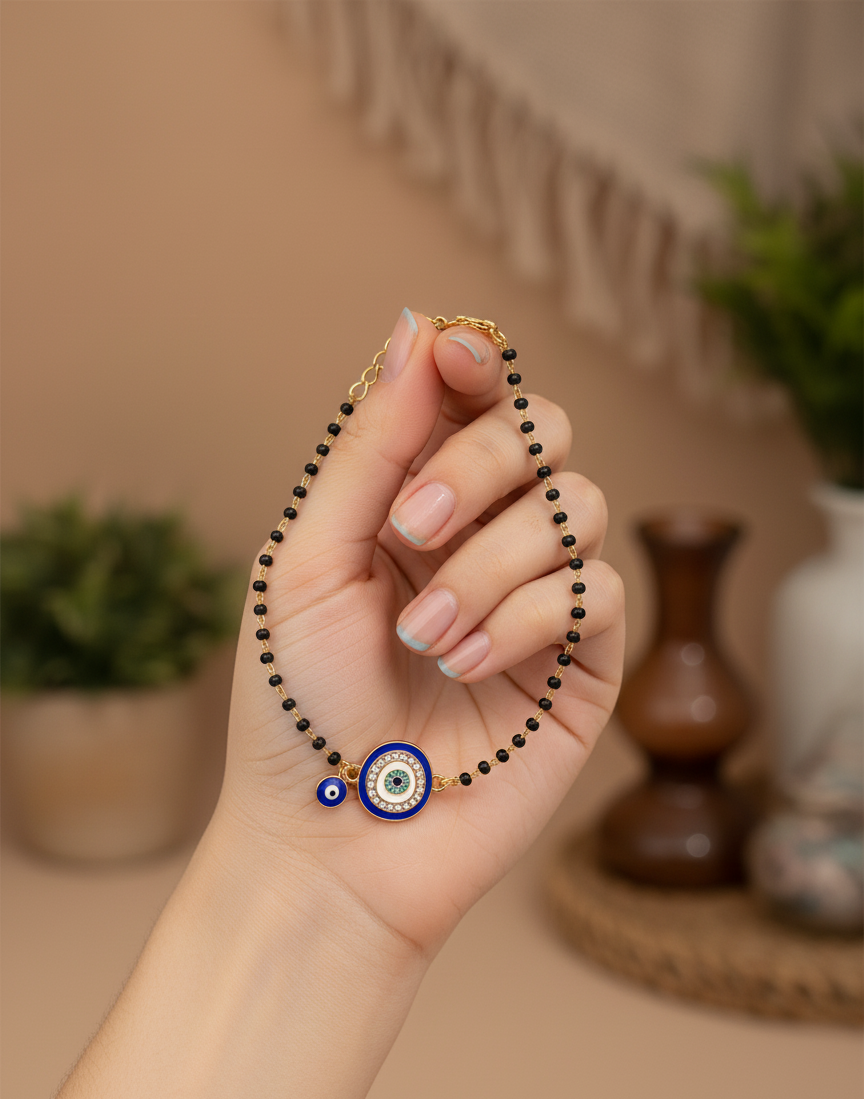 Elegant Evil Eye Charm Bracelet ✨🧿