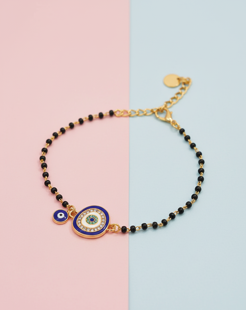 Elegant Evil Eye Charm Bracelet ✨🧿