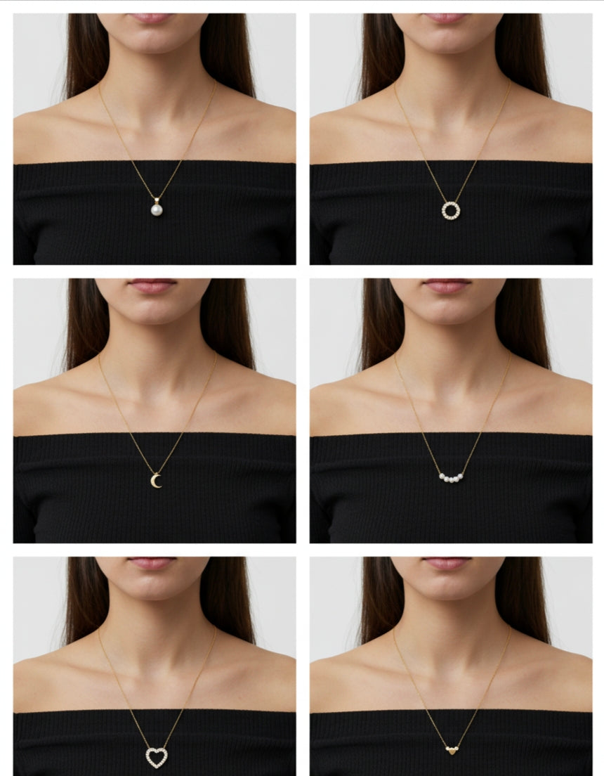 6-in-1 Jewellery Combo Set – Stylish Necklace Collection for Women